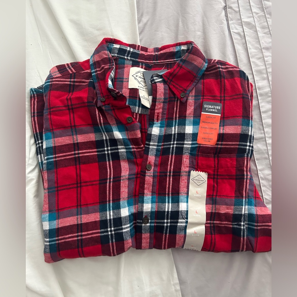 Men’s St. John bay flannel